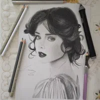 نقاشی مدادرنگی و پاستل روغنی