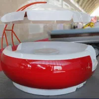 قایق دوناتی با رزین پلی استر آلاچیق روی اب