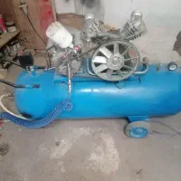 پمپ باد ۱۵۰ لیتری پیستوله رنگ|ابزارآلات|نیشابور, گنبد سبز|دیوار