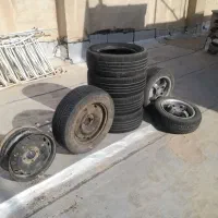 فروش فوری زیر قیمت  رینگ و لاستیک دست دو