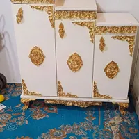 جا کفشی سفید طلایی مناسب جهیزیه|جاکفشی، کمد، دراور|تهران, کریم‌آباد|دیوار