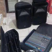 ۳باند اکتیو  میکسر ۱۰۰۰ همراه پایه ها و سیم ها