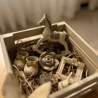باکس چوبی کادویی نوزاد