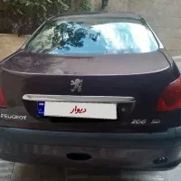 206 صندوقدار sdv20|خودرو سواری و وانت|تهران, درختی|دیوار