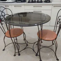 میز و صندلی آهنی فلزی فرفورژه