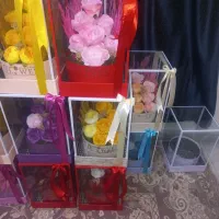 باکس گل مصنوعی کیف گل روز