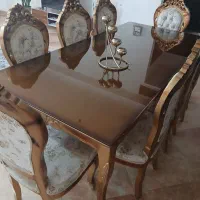 میز ناهار خوری 8نفره استیل طبی