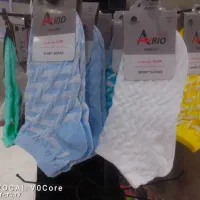 جوراب زنانه جدید.(رنگین کمانی.پنبه ای)|لباس|اندیشه, شهرک صدف|دیوار