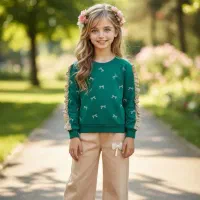 اقساطی۱۸ماهه/بلوز و شلوار کارگو /لباس دخترانه