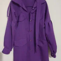 مانتو بنفش عروسکی