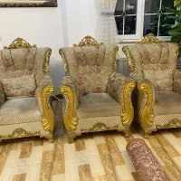 مبل سلطنتی ۸نفره|مبلمان خانگی و میز عسلی|رشت, احمد گوراب|دیوار