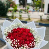 دسته‌گل روبانی|گل و گیاه طبیعی|آق قلا, |دیوار