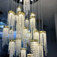 لوستر دوبلکس و بلند مدل کلودرین(ابر بارانی)|لوستر و چراغ آویز|تهران, فردوسی|دیوار