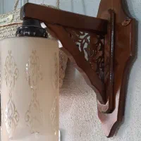 چراغ دیواری چوبی روس|لوستر و چراغ آویز|کرمانشاه, |دیوار