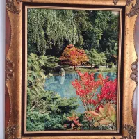 دوعدد تابلو فرش دستباف باف با قاب|تابلو فرش|تبریز, |دیوار