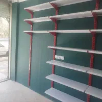قفسه فلزی سفید پایه قرمز|فروشگاه و مغازه|جوادآباد, |دیوار