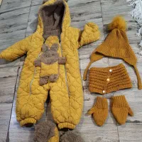 کاپشن شال وکلاه نوزادی|اسباب و اثاث بچه|کرمانشاه, |دیوار