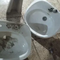 فروش دو عدد سنگ روشویی|لوازم سرویس بهداشتی|کارون, |دیوار