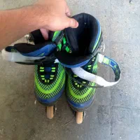 اسکیت با تمام وسایل ساق و مچ بند کلاه همه|دوچرخه، اسکیت، اسکوتر|قرچک, شهرک گلها|دیوار