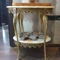 کنارسالنی برنز با سنگ مرمر