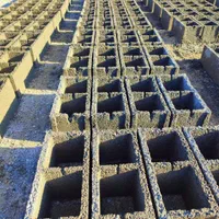 بلوک دیواری. حلقه چاه