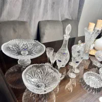 تنگ و گیلاس قدیمی کریستال|کلکسیون اشیاء عتیقه|تهران, نیروی هوایی (پیروزی)|دیوار