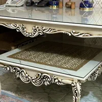 میز ناهار خوری ۶ نفره ومیز جلو مبلی