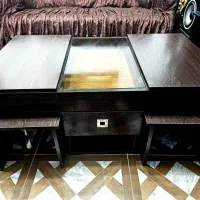 میز جلو مبلی و ۴تا عسلی