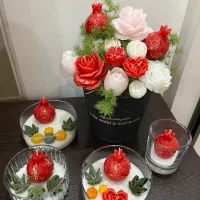 انواع شمع های یلدایی