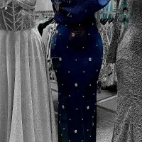 لباس مجلسی نو،سایز ۴۰-۴۲ رنگ مشکی