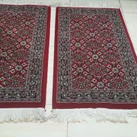 یک جفت قالیچه کوچک ماشینی دستبافتگونه