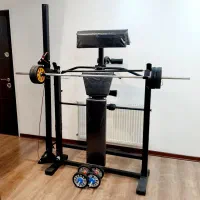 میز ورشی ۵۸کاره پروفیل۶۰در۶۰عرض ۱۱۰ دستگاه بدنسازی|تجهیزات ورزشی|کرج, کوی مهر|دیوار