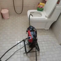 لوله بازکنی بادستکاه وتخله چاه
