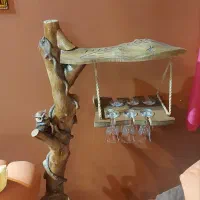 بار چوبی و  جا گیلاسی