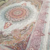 دوتخته فرش ۹متری ۱۰۰۰شانه تمام نخ درحدنونونو