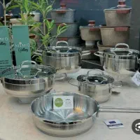 سرویس قابلمه استیل کف چدن کرکماز کیفیت درجه یک|ظروف پخت‌وپز|کرمانشاه, |دیوار