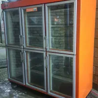 یخچال ۶درب ۲طرف نما سوپرمارکت لبنیاتی و‌...سالم