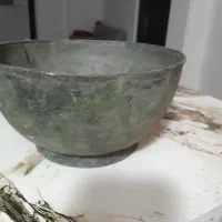 ظرف مسی قدیمی|کلکسیون اشیاء عتیقه|لنگرود, |دیوار