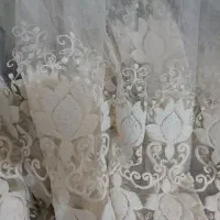 پرده حریر گلدوزی|پرده، رانر، رومیزی|اهواز, کیانشهر|دیوار