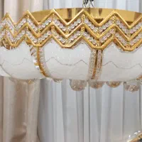 2 عدد لوستر 15 شاخه سلطنتی بسیار بزرگ وشیک|لوستر و چراغ آویز|مشهد, ایثارگران|دیوار