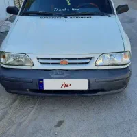 پراید سفید مدل ۱۳۷۵