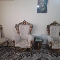 حراج مبل سلطنتی ۹نفره|مبلمان خانگی و میز عسلی|پرند, فاز ۶|دیوار