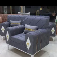 مبل اسکارلت پایه چوبی و فلزی