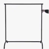 رگال فلزی ساده، آویزان کردن لباس با چوب لباسی