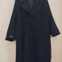 بارانی و پالتو زنانه به رنگ مشکی در حد نو|لباس|اردبیل, |دیوار