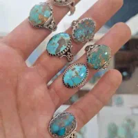 انگشتر فیروزه رکاب نقره