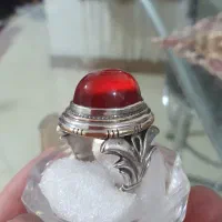 انگشتر عقیق آبدار با رکاب مهدی تبریز|جواهرات|تهران, شهرک طالقانی|دیوار