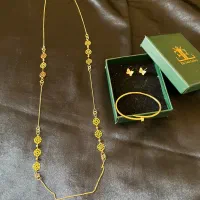 گردنبند دستبند گوشواره طلا نو