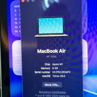 مک بک ایر 2020 M1|رایانه همراه|اراک, |دیوار