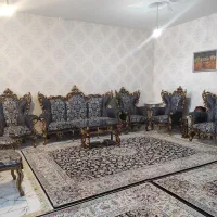 مبل سلطنتی ۹نفره چوب گردو